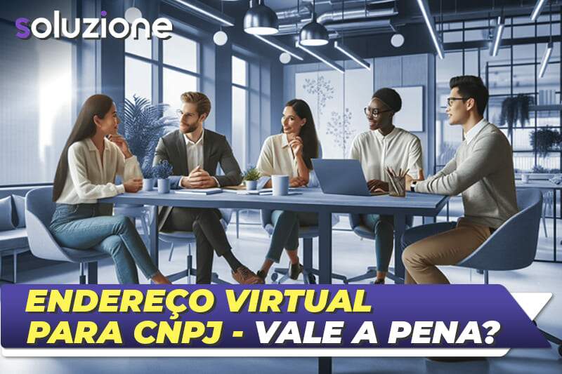 Endereço Virtual para CNPJ - Imagem de empresários em sala de coworking