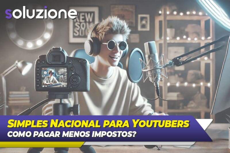 Simples Nacional para Youtubers - Imagem de youtuber feliz por pagar menos imposto na monetização do adsense